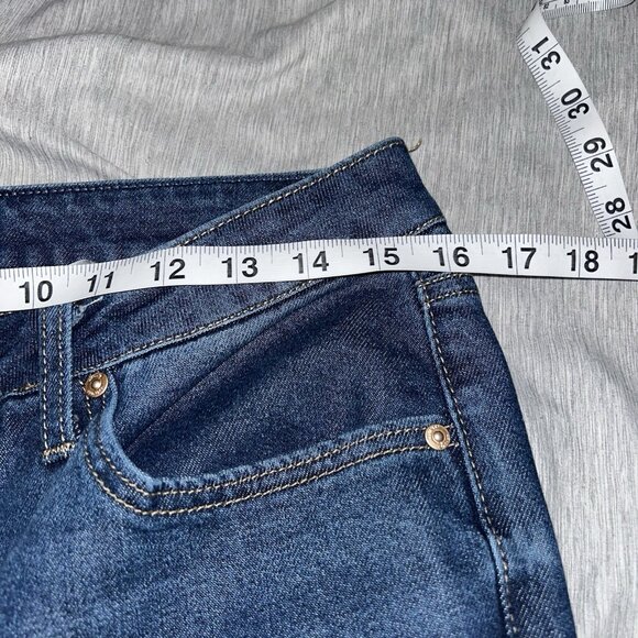 Seven7 90's Straight Jean Dark Wash High Rise Straight Leg Pants Size 6 New - Picture 8 of 9